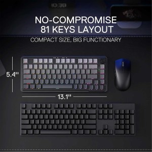 کیبورد گیمینگ مکانیکال بی سیم ردراگون مدل Ucal Pro K673 SP RGB